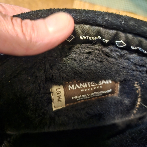 Manitoba Mukluks Tamarak Watwr proof size 8 black - Picture 7 of 8